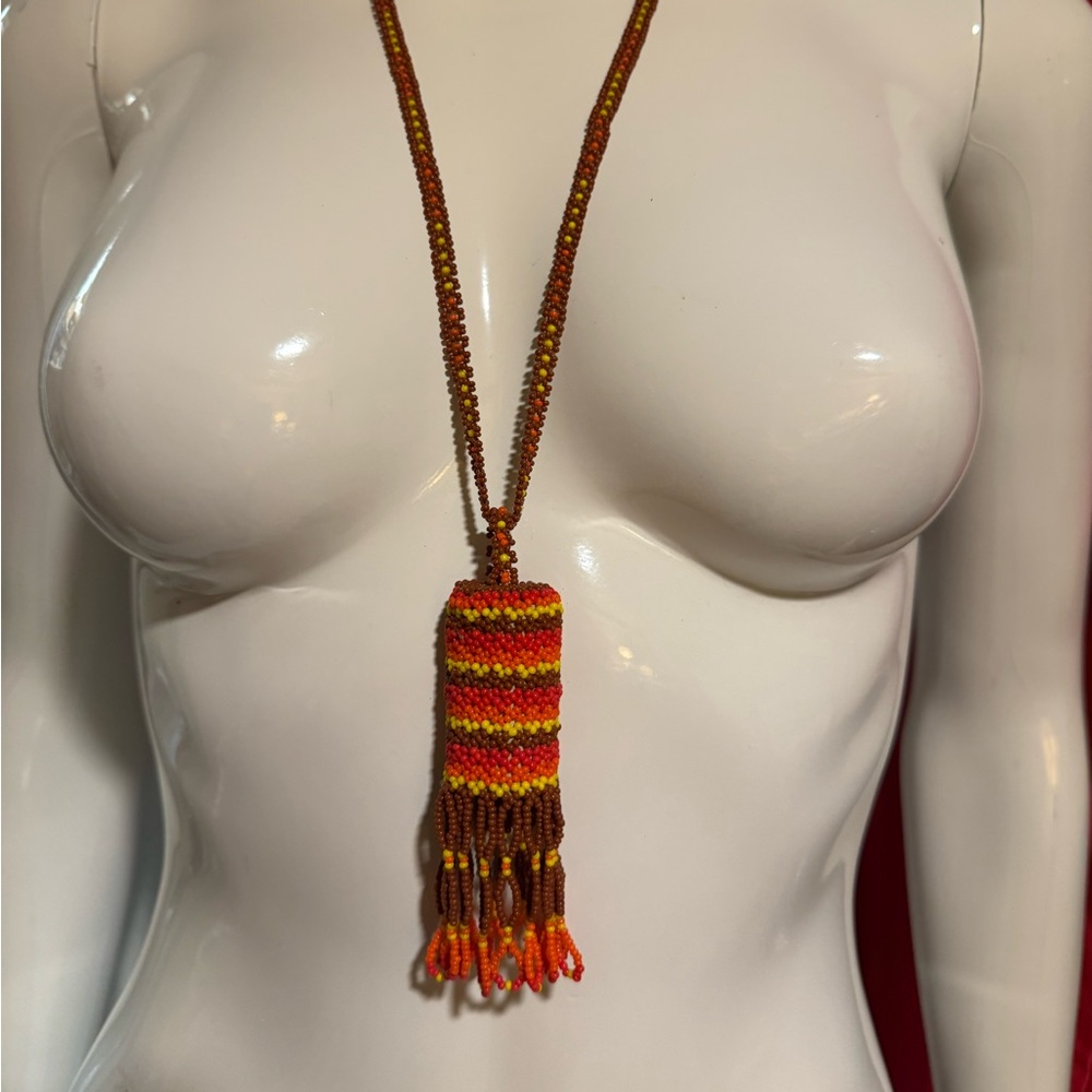 Native American beaded necklace